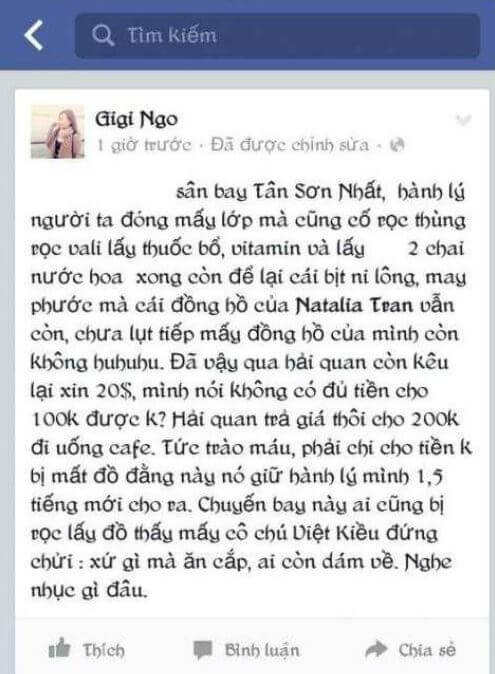 hành lý tại sân bay Việt Nam