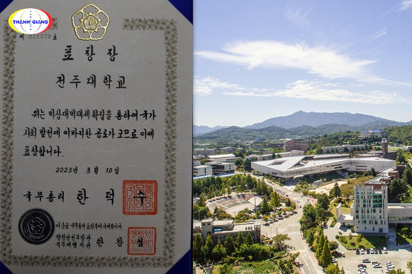 Một số đặc điểm nổi bật của trường Đại học Jeonju