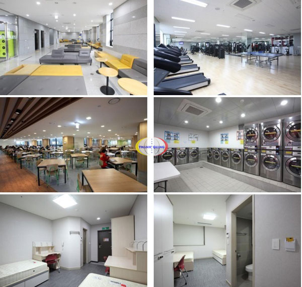 Ký túc xá tại trường Đại học Ngoại ngữ Busan