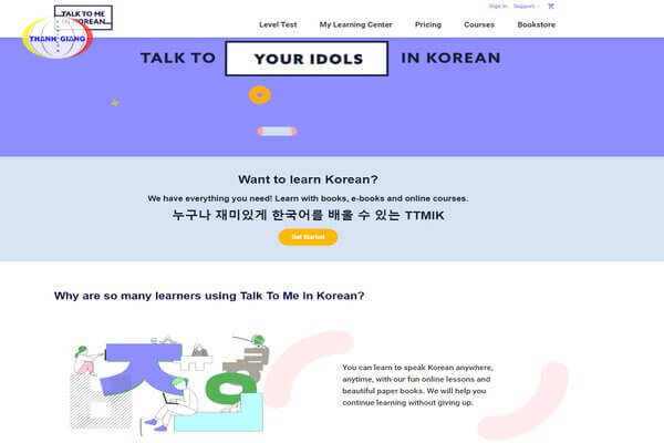Talk to me in Korean