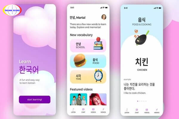 Tận dụng các app học tiếng Hàn