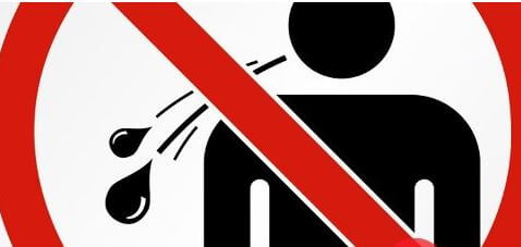 khạc nhổ nơi c&ocirc;ng cộng