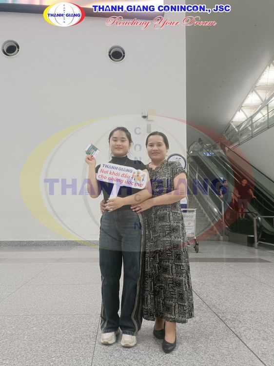 HẠNH PHÚC KHI CHẮP CÁNH CHO HỌC VIÊN THANH GIANG DU HỌC HÀN QUỐC KỲ THÁNG 6/2023