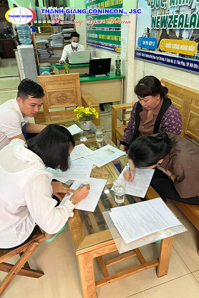 học viên nhập học chi nhánh Thanh Giang Hồ Chí Minh