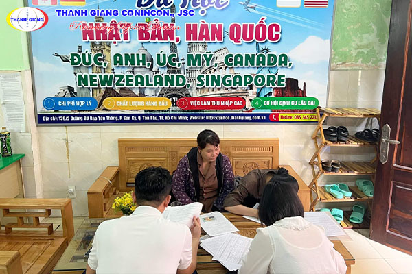 học viên nhập học chi nhánh Thanh Giang Hồ Chí Minh