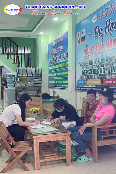 Học viên nhập học Thanh Giang chi nhánh HCM