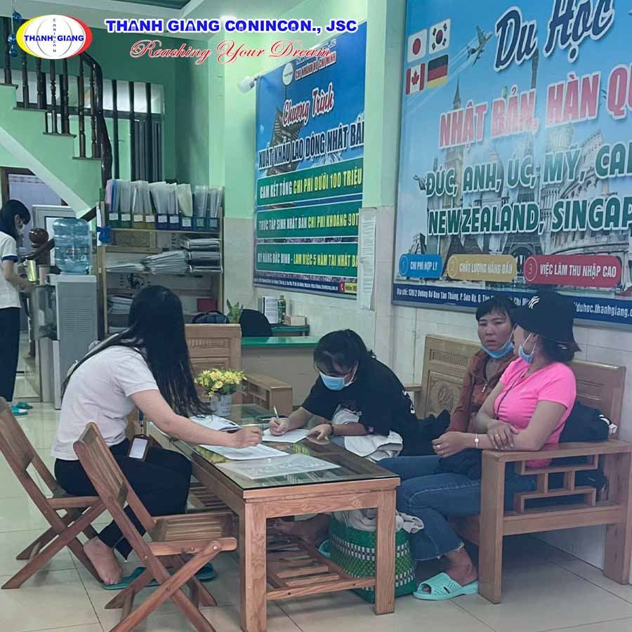 Học viên nhập học Thanh Giang chi nhánh HCM