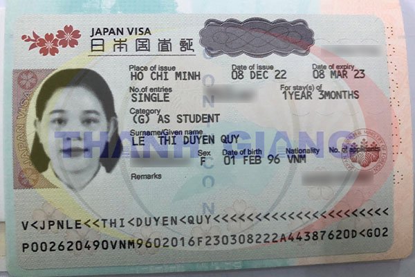 Học viên Thanh Giang chi nhánh HCM đỗ visa Nhật Bản kỳ tháng 1/2023