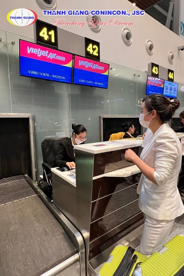 Học viên Thanh Giang Đà Nẵng bay sang Hàn Quốc