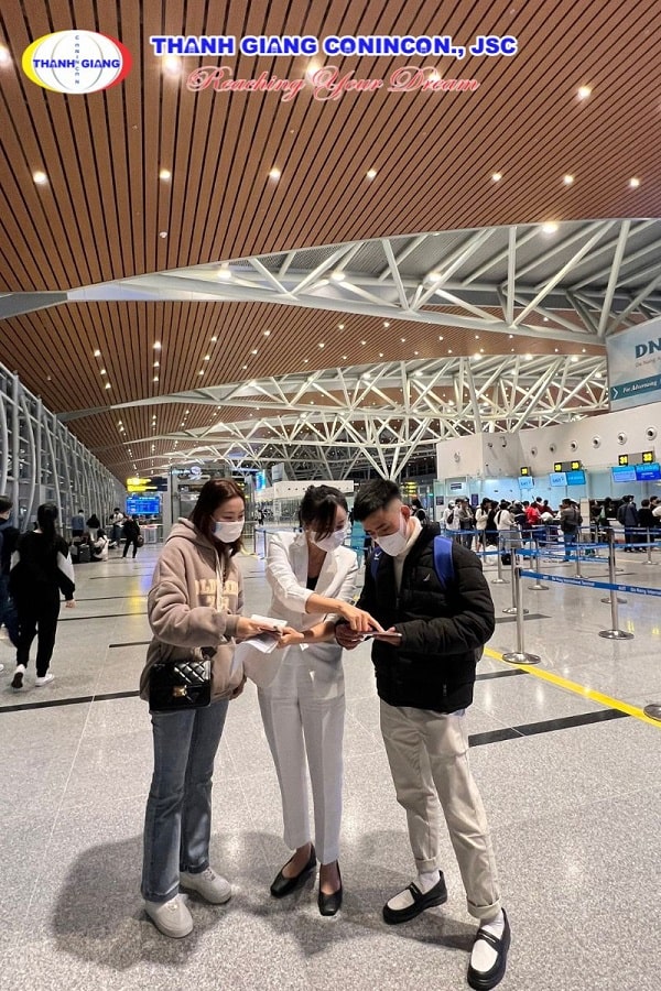 Học viên Thanh Giang Đà Nẵng bay sang Hàn Quốc