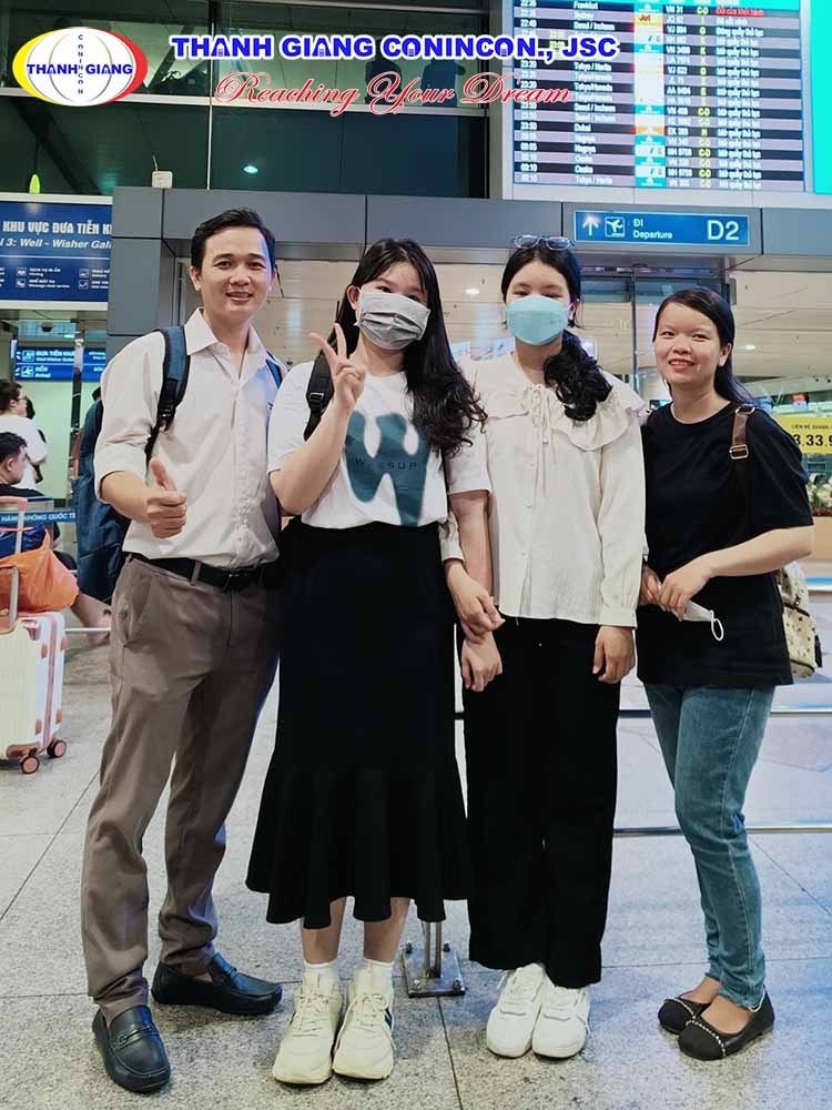 Học viên Thanh Giang đồng loạt bay du học Nhật Bản kỳ tháng 4-2023