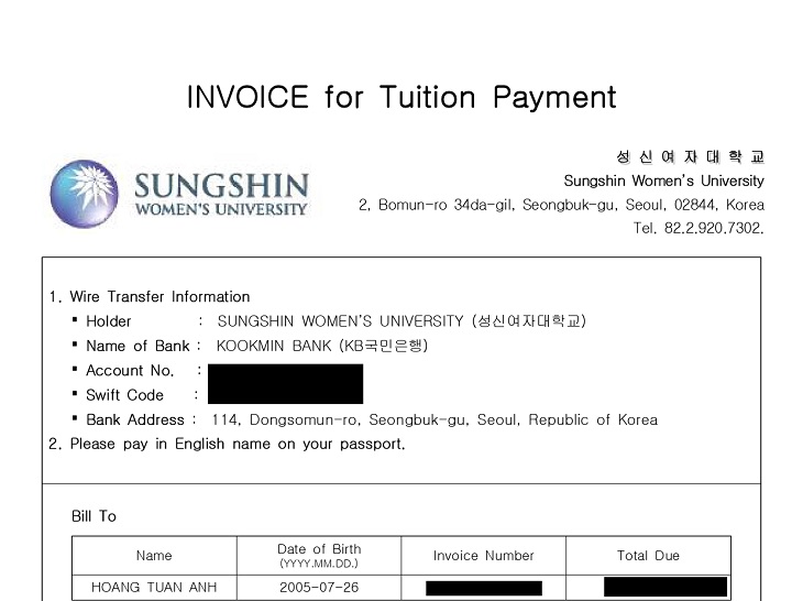 Chúc mừng học sinh Thanh Giang lọt vào “Ngôi nhà của tri thức” kỳ tháng 3 - Trường Sungshin Hàn Quốc
