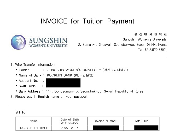 Chúc mừng học sinh Thanh Giang lọt vào “Ngôi nhà của tri thức” kỳ tháng 3 - Trường Sungshin Hàn Quốc