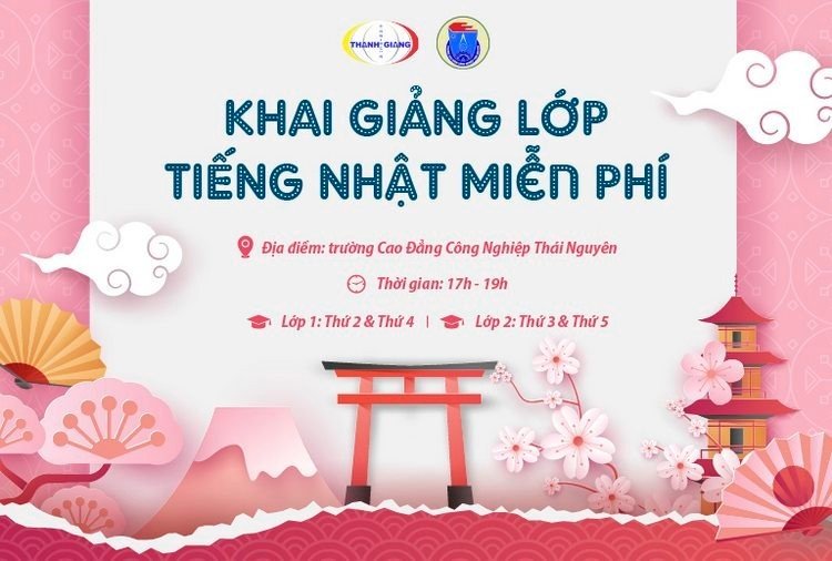 THANH GIANG THÁI NGUYÊN MỞ LỚP TIẾNG NHẬT MIỄN PHÍ