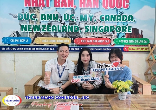 Thanh Giang chi nhanh HCM đón học viên mới