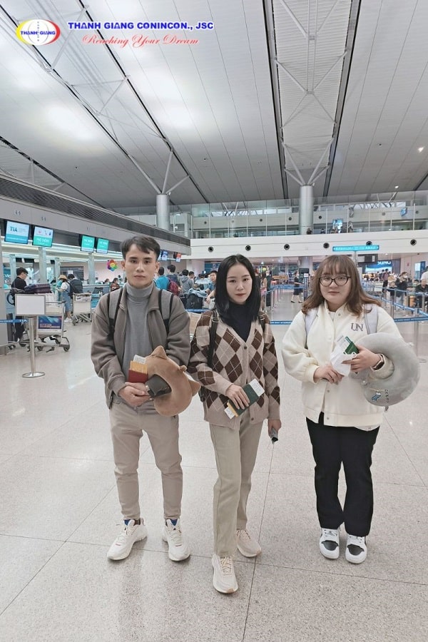 Chúc mừng 3 học viên Thanh Giang chi nhánh Hồ Chí Minh lên đường du học Nhật Bản kỳ tháng 1/2023