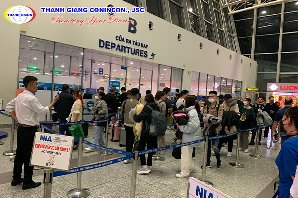 tiễn học sinh Thanh Giang du học Hàn Quốc