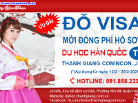 Đỗ VISA du học Hàn Quốc mới phải ĐÓNG PHÍ HỒ SƠ