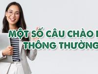 Một số câu chào hỏi tiếng Nhật thông thường
