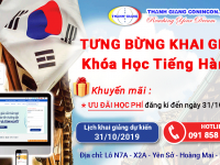 Khai giảng khóa học tiếng Hàn 4.0 ưu đãi GIẢM HỌC PHÍ
