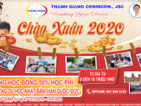 Ưu đãi chào xuân 2020 - Giảm 50% học phí học tiếng tại Thanh Giang khi đi du học Nhật- Hàn -Đức