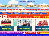 KHUYẾN MÃI TƯNG BỪNG - MỪNG QUỐC KHÁNH VÀ NĂM HỌC MỚI - DU HỌC THANH GIANG