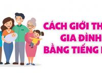 Giới thiệu gia đình bằng tiếng Hàn – HƯỚNG DẪN chi tiết