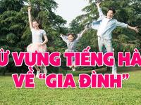 Từ vựng tiếng Hàn về gia đình - Hành trang sơ cấp đầu tiên mà bạn cần nắm được khi học tiếng