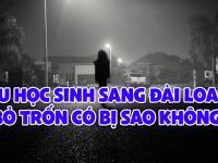 Du học sinh sang Đài Loan bỏ trốn có bị sao không?
