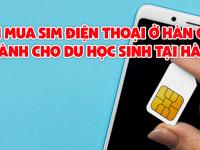 Mua sim điện thoại ở Hàn Quốc - Thông tin cần thiết dành cho du học sinh tại Hàn