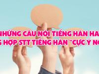 Những câu nói tiếng Hàn hay - TỔNG HỢP STT tiếng Hàn “CỰC Ý NGHĨA”