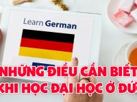 Những điều cần biết khi học đại học ở Đức