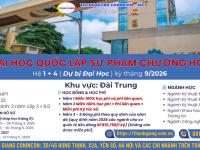 Du học Đài Loan - Tuyển sinh hệ dự bị 1+4 tại Trường Đại học Quốc lập Sư phạm Chương Hóa
