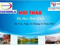Hội thảo giới thiệu du học hàn quốc