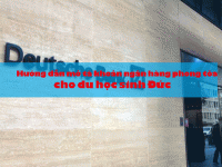 HƯỚNG DẪN mở tài khoản ngân hàng phong tỏa cho du học sinh Đức