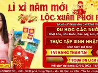 “LÌ XÌ NĂM MỚI – LỘC XUÂN PHƠI PHỚI” - Du học - XKLĐ Thanh Giang Coninon.,JSC
