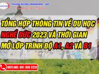 TỔNG HỢP THÔNG TIN VỀ DU HỌC NGHỀ ĐỨC 2024 VÀ THỜI GIAN MỞ LỚP TRÌNH ĐỘ A1, A2 VÀ B1