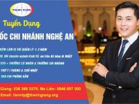 Thanh Giang tuyển dụng: TUYỂN DỤNG GIÁM ĐỐC CHI NHÁNH NGHỆ AN