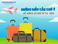 Chú ý về CÂN NẶNG hành lý khi đi du học Hàn Quốc