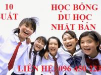 10 suất Học Bổng Du học Nhật Bản