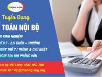 Tuyển dụng nhân viên kế toán nội bộ