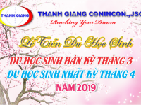 Tiệc chia tay du học sinh Hàn - Nhật kỳ tháng 3,4 2019