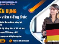 Thanh Giang tuyển dụng: GIÁO VIÊN TIẾNG ĐỨC