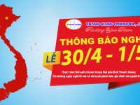 Thanh Giang thông báo về lịch nghỉ lễ 30/4 – 1/5