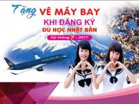 Tặng vé máy bay cho các bạn du học Nhật bản kỳ tháng 7/2017