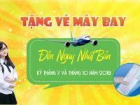 Tặng vé máy bay du học Nhật Bản kỳ tháng 7 và tháng 10/2018