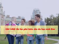 TÌM HIỂU các loại thị lực phổ biến cho du học sinh Đức