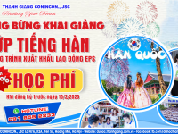 THANH GIANG KHAI GIẢNG LỚP TIẾNG HÀN EPS VỚI ƯU ĐÃI HẤP DẪN