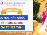 Tuyển sinh du học Hàn Quốc 2019 kỳ tháng 6