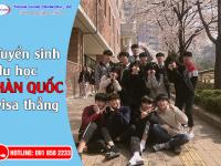 Visa thẳng du học Hàn Quốc - THÔNG TIN tuyển sinh 2025